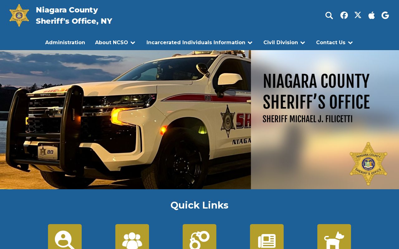Lockport residents directory Niagara County custody roster search